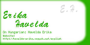 erika havelda business card